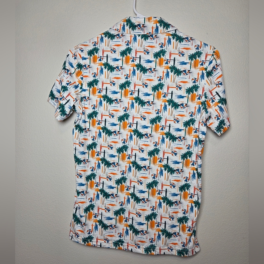 NWT 1764 Beachin' 80s Junior Polo Large - Picture 2 of 4